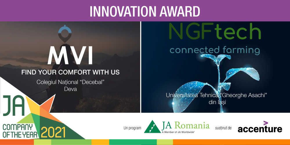 INNOVATION AWARD – INOVAȚIE ÎN MODELUL DE BUSINESS ȘI IMPLEMENTARE