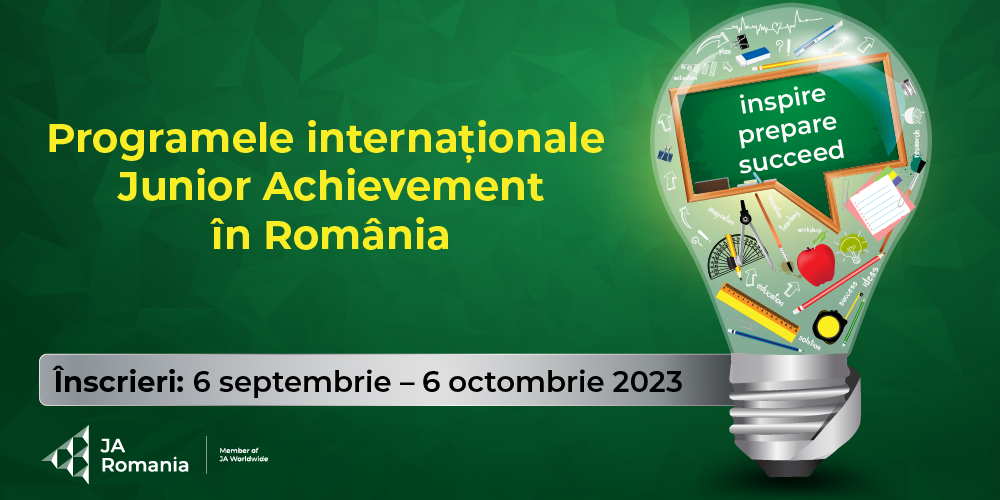 Programele și proiectele internaționale Junior Achievement inspiră și pregătesc tânăra generație